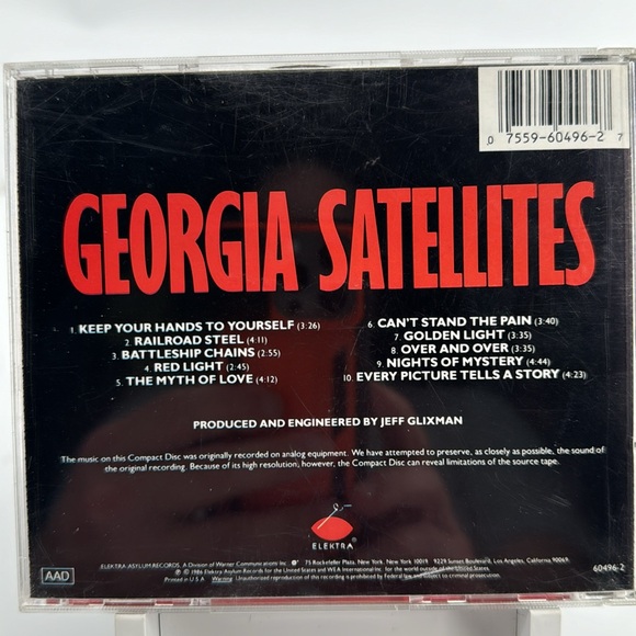 Georgia Satellites on CD. 1986 - Picture 3 of 5